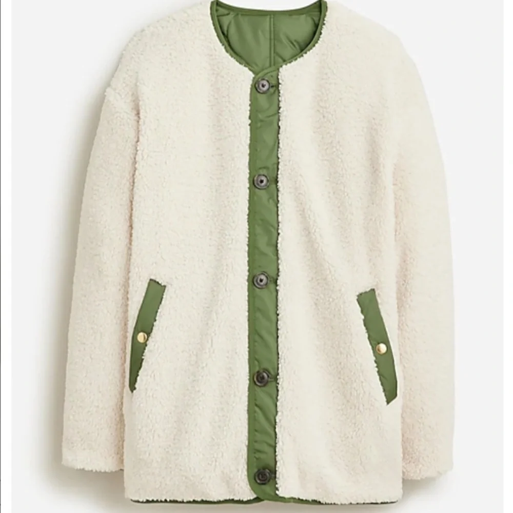 J Crew reversible puffer jacket with Primaloft - Picture 1 of 9